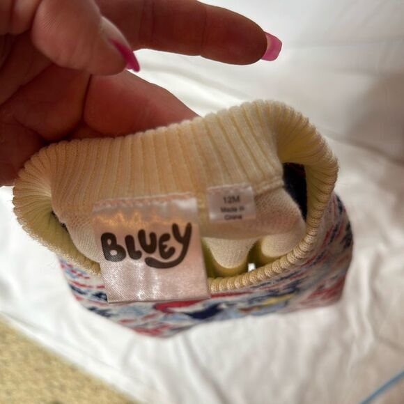 Bluey Festive Holiday Sweater. Size 12 Months. - Picture 6 of 9